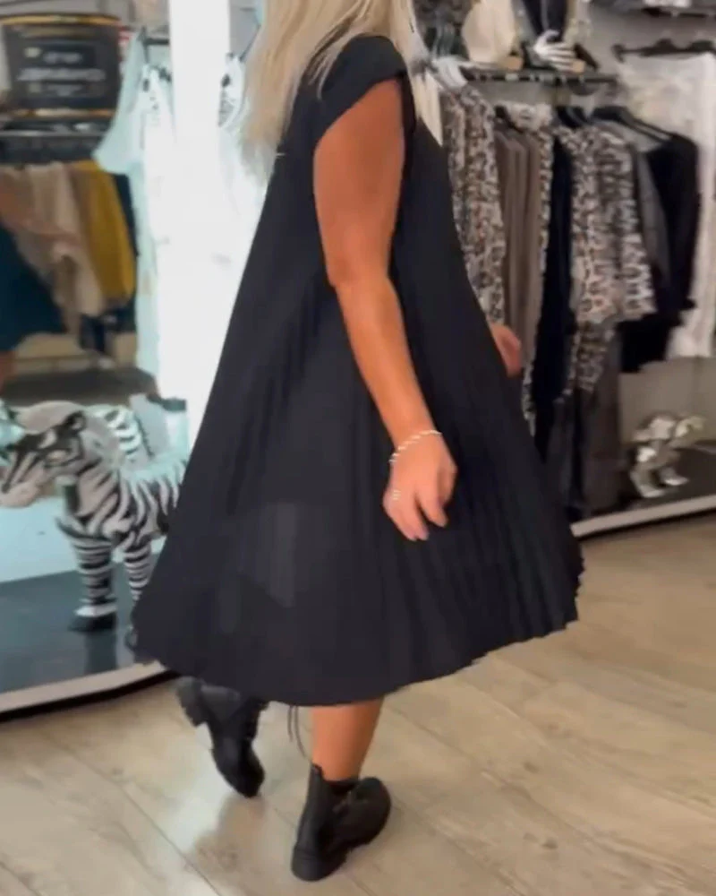 NARASIA - TRENDY PLEATED DRESS