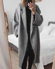 GABRIELA - Cosy long coat #VEV38678