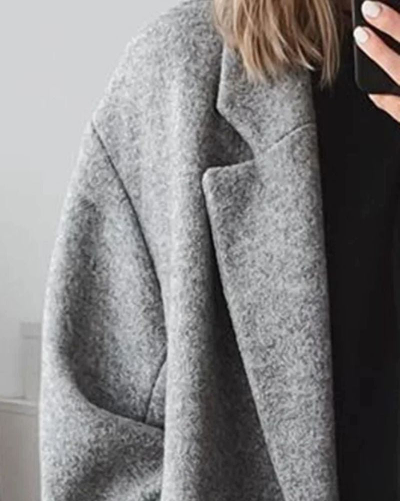 GABRIELA - Cosy long coat #VEV38678