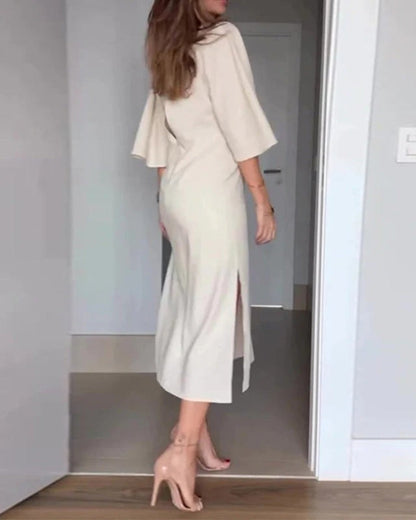 BALANA - Lace-Up Dress