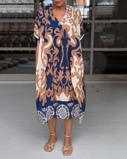 SADARA - VIBRANT PRINTED DRESS
