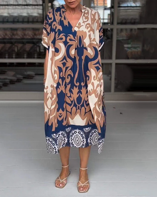 SADARA - VIBRANT PRINTED DRESS