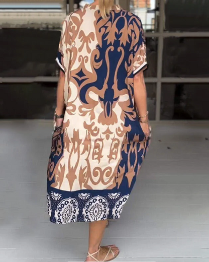 SADARA - VIBRANT PRINTED DRESS