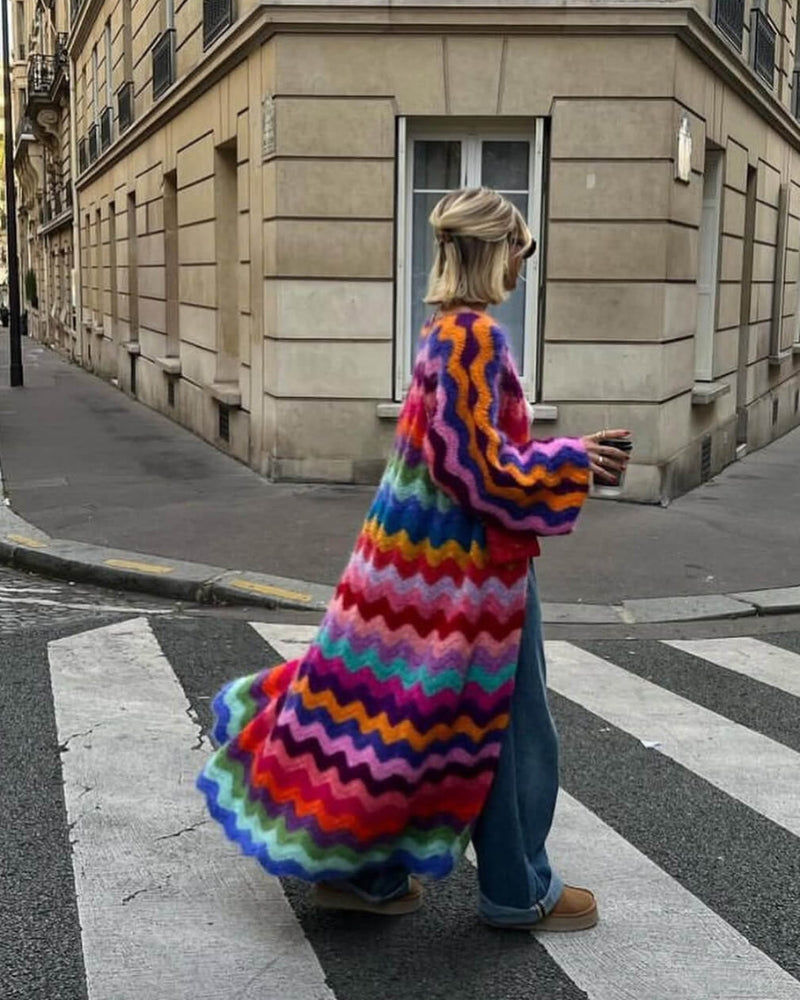 MAEVIS - ELEGANT COLORFUL CARDIGAN