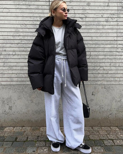 NIA -  Loose Cotton Padded Jacket