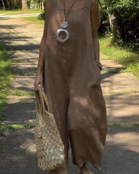 LILIANA - ELEGANT COTTON JUMPSUIT