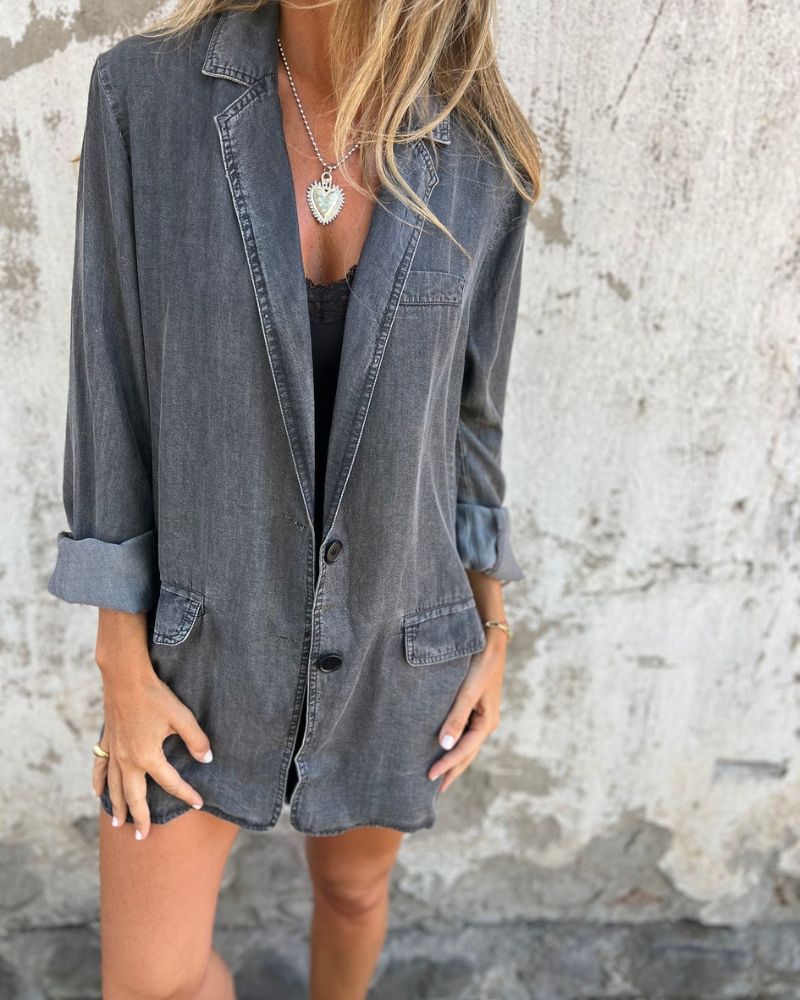MIREIA - CASUAL DENIM BLAZER #CHI6318R