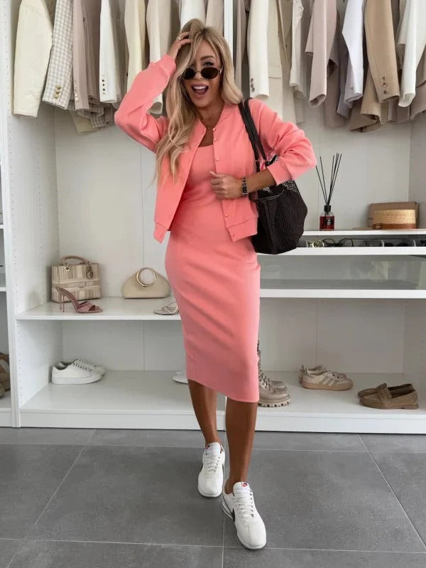 Isla | Coastal Cool Midi & Vest Set