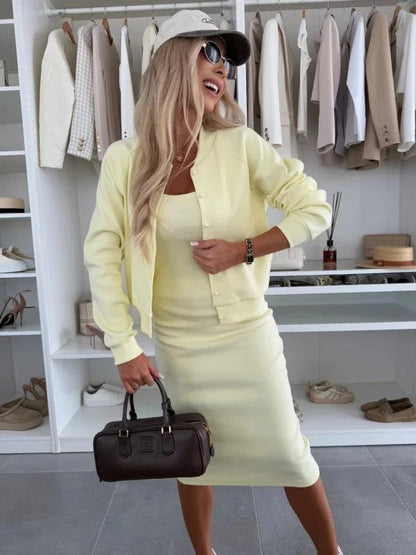 Isla | Coastal Cool Midi & Vest Set