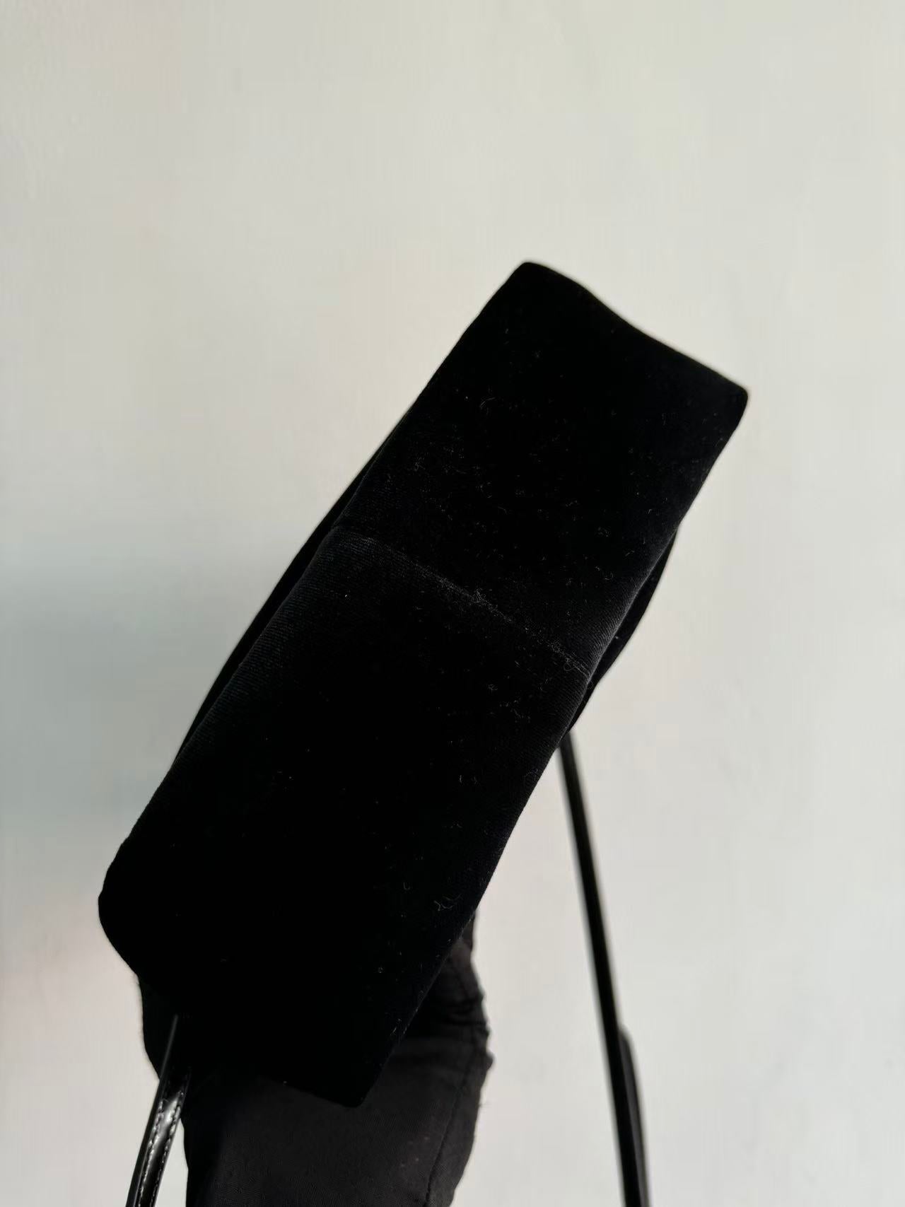 Prada Padded Mini Bag Black Velvet
