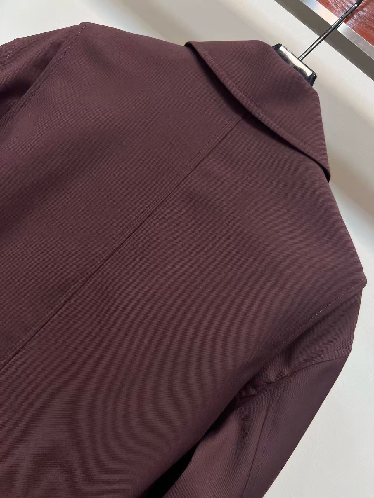 Loewe Jacket Deep Burgundy Polyester