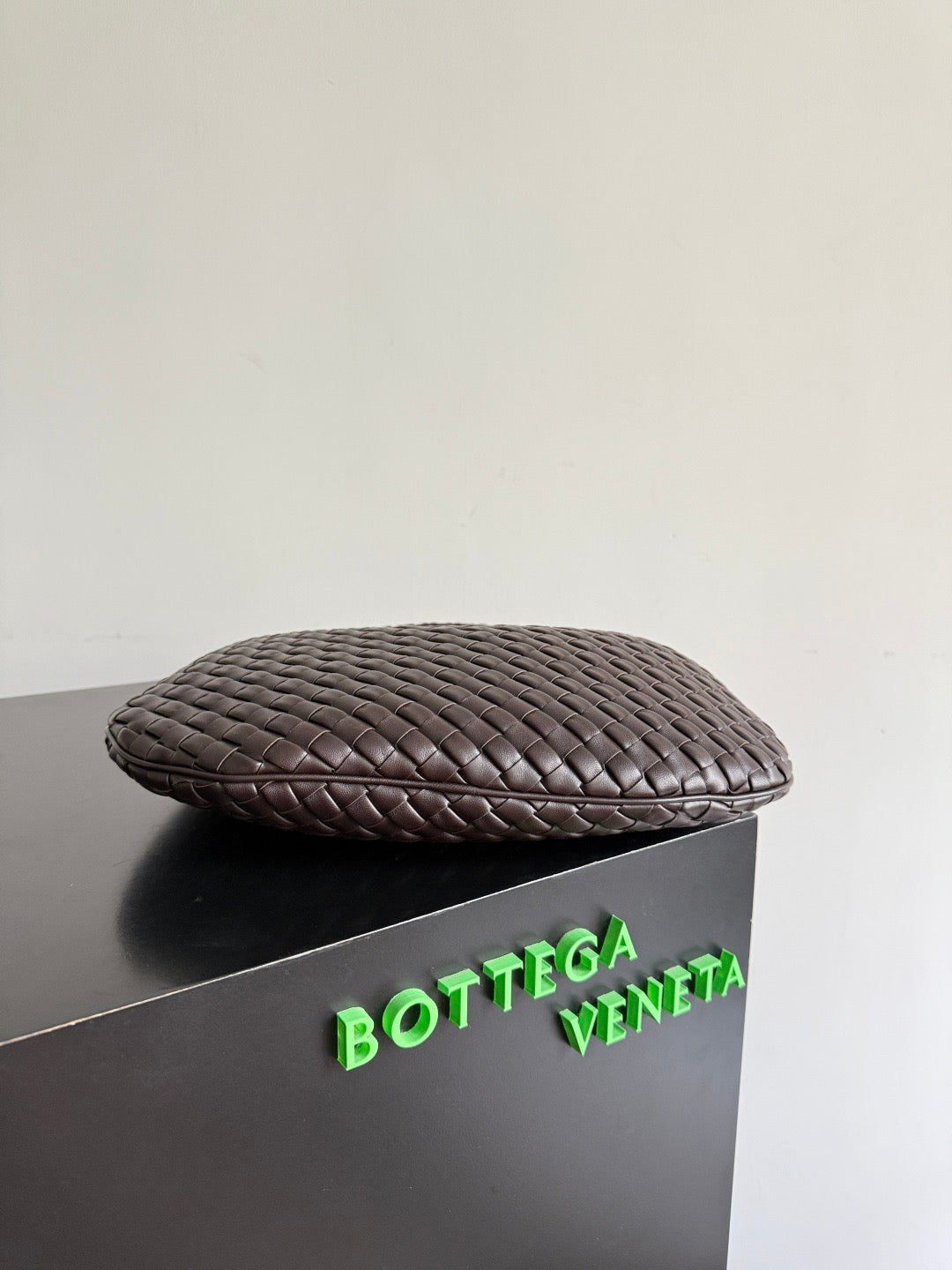 Bottega Veneta Shoulder Bag Brown Intrecciato Leather