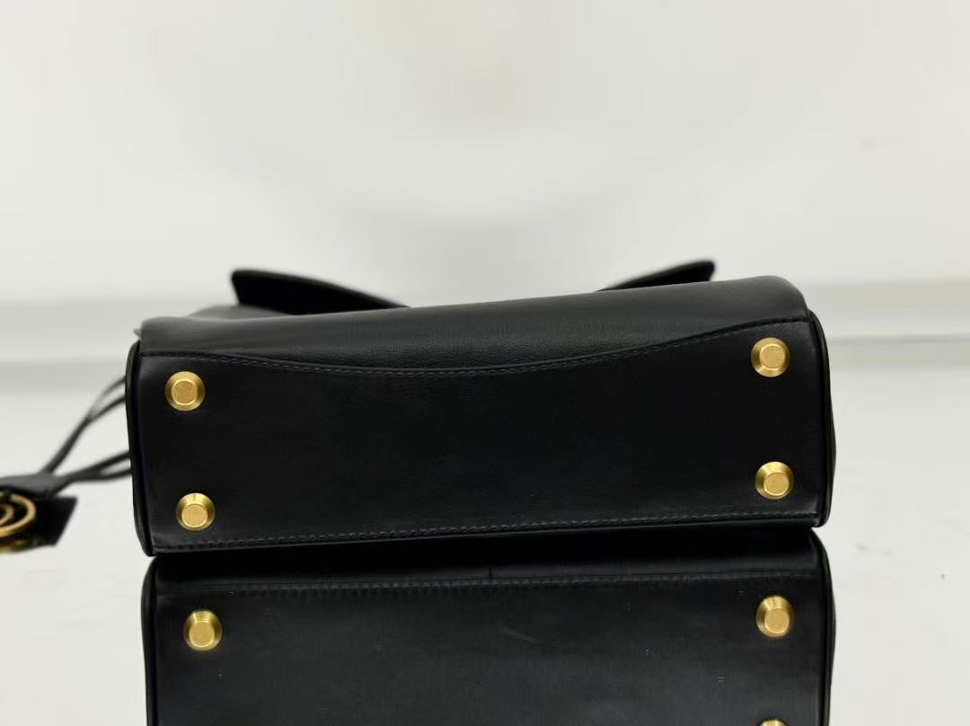 Balenciaga Small Rodeo Bag 29 Black Calfskin Gold Hardware