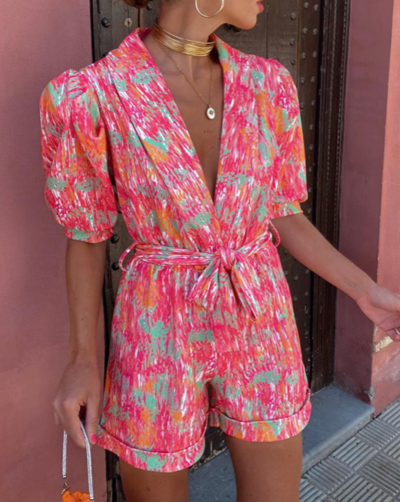 AMAYA Colorful summer Jumpsuit