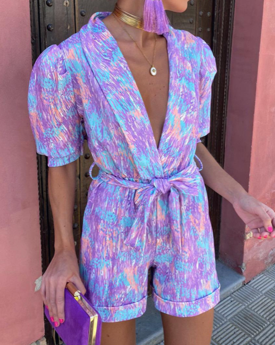 AMAYA Colorful summer Jumpsuit