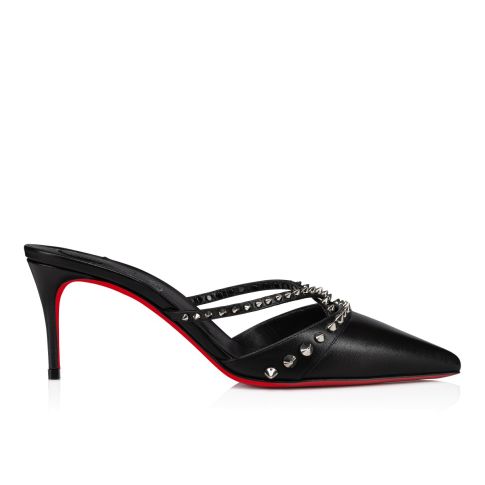 CL Tatoosh Spikes Mule Pump 70 mm Kidskin Leather Black