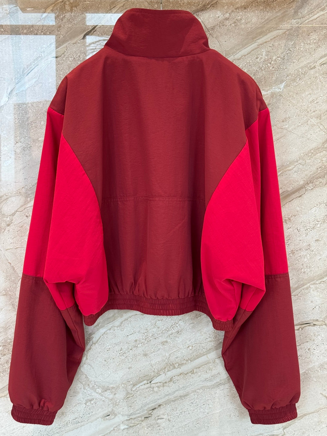 YSL 2026 Cassandre Cropped Windbreaker Nylon