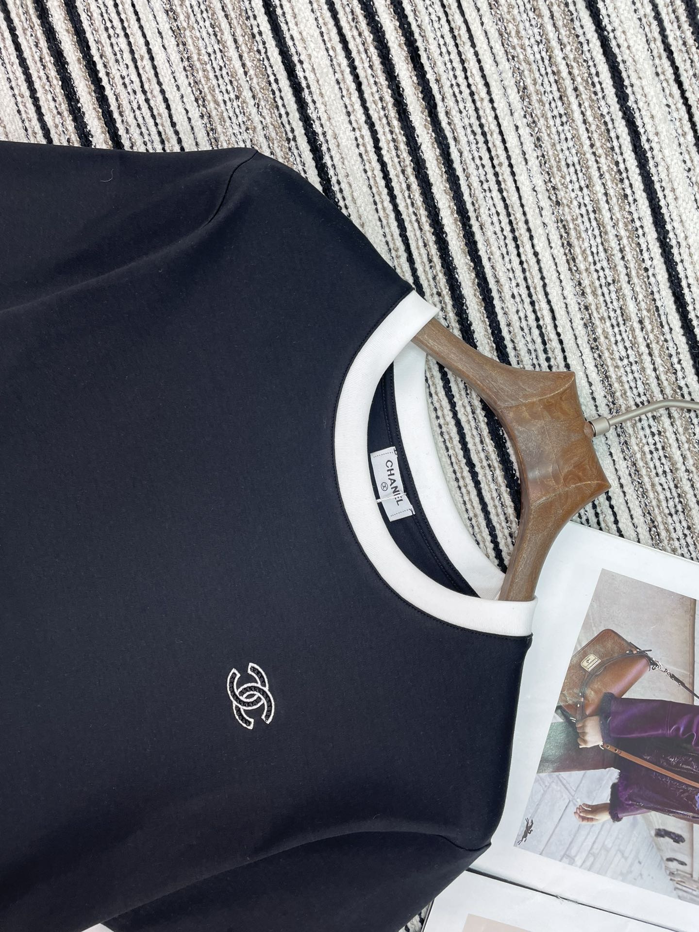 Chanel 2026 Round Neck T-shirt Cotton