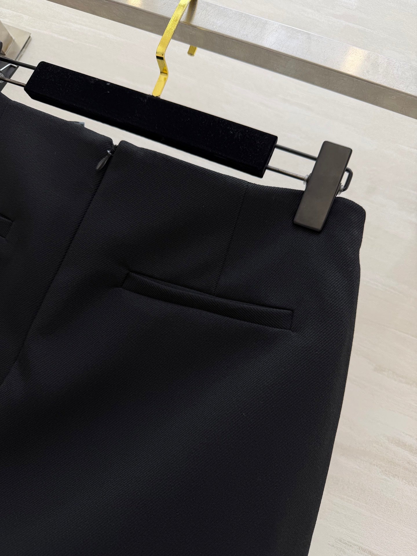 Prada 2026 Miniskirt Black and Gray Re-Nylon 358613