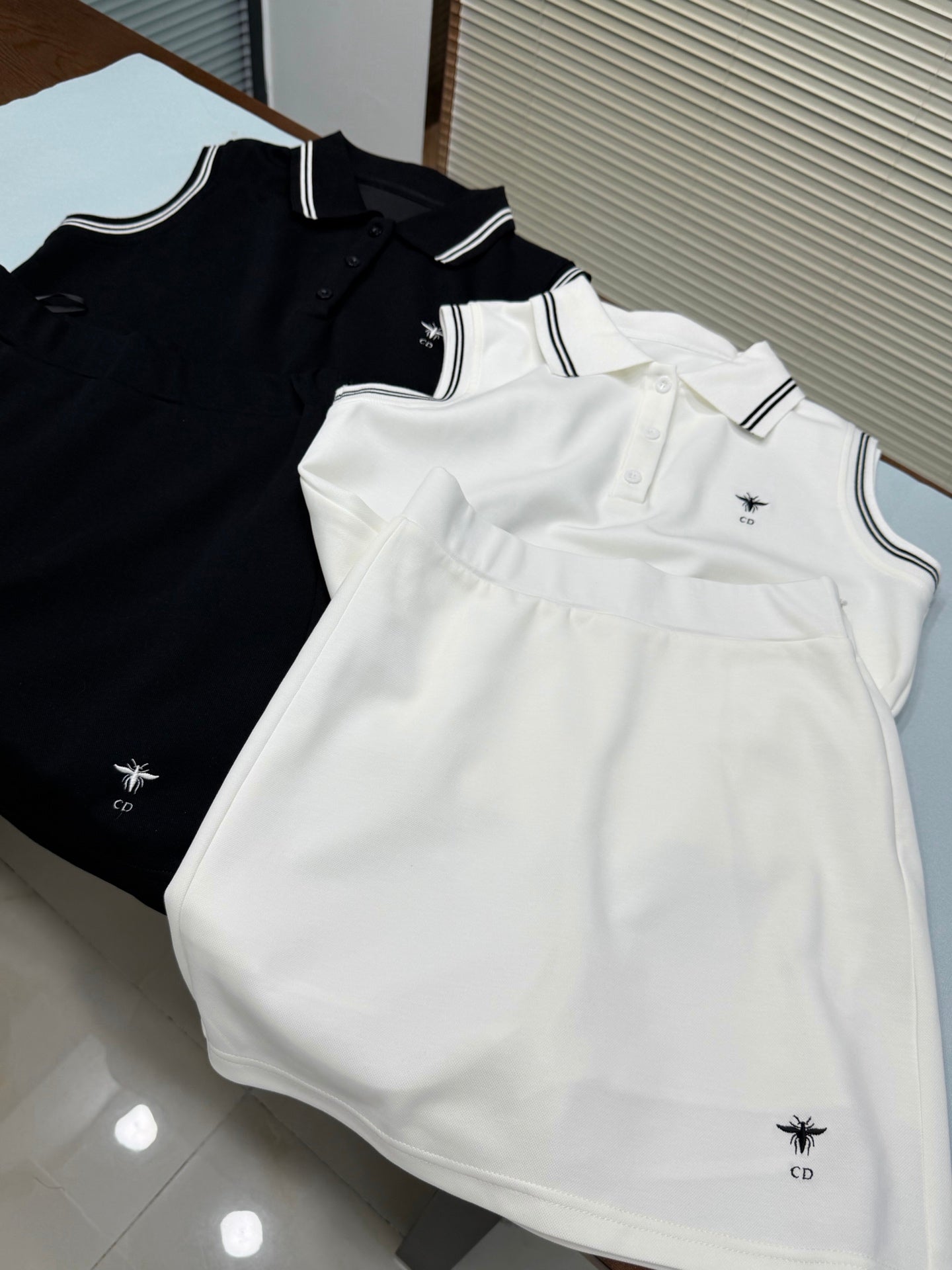 Dior 2026 Sport Set Black and White Polyester 136120