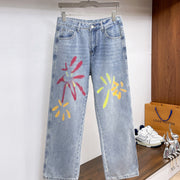 CD 26A Men Wide-Leg Jeans Light Blue Denim 284962