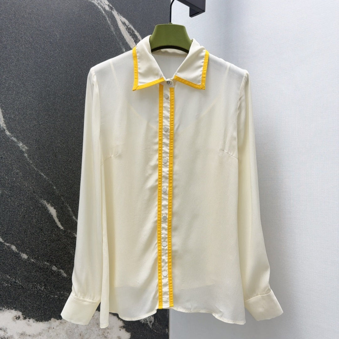 Gucci 25 Shirt Ivory Viscose