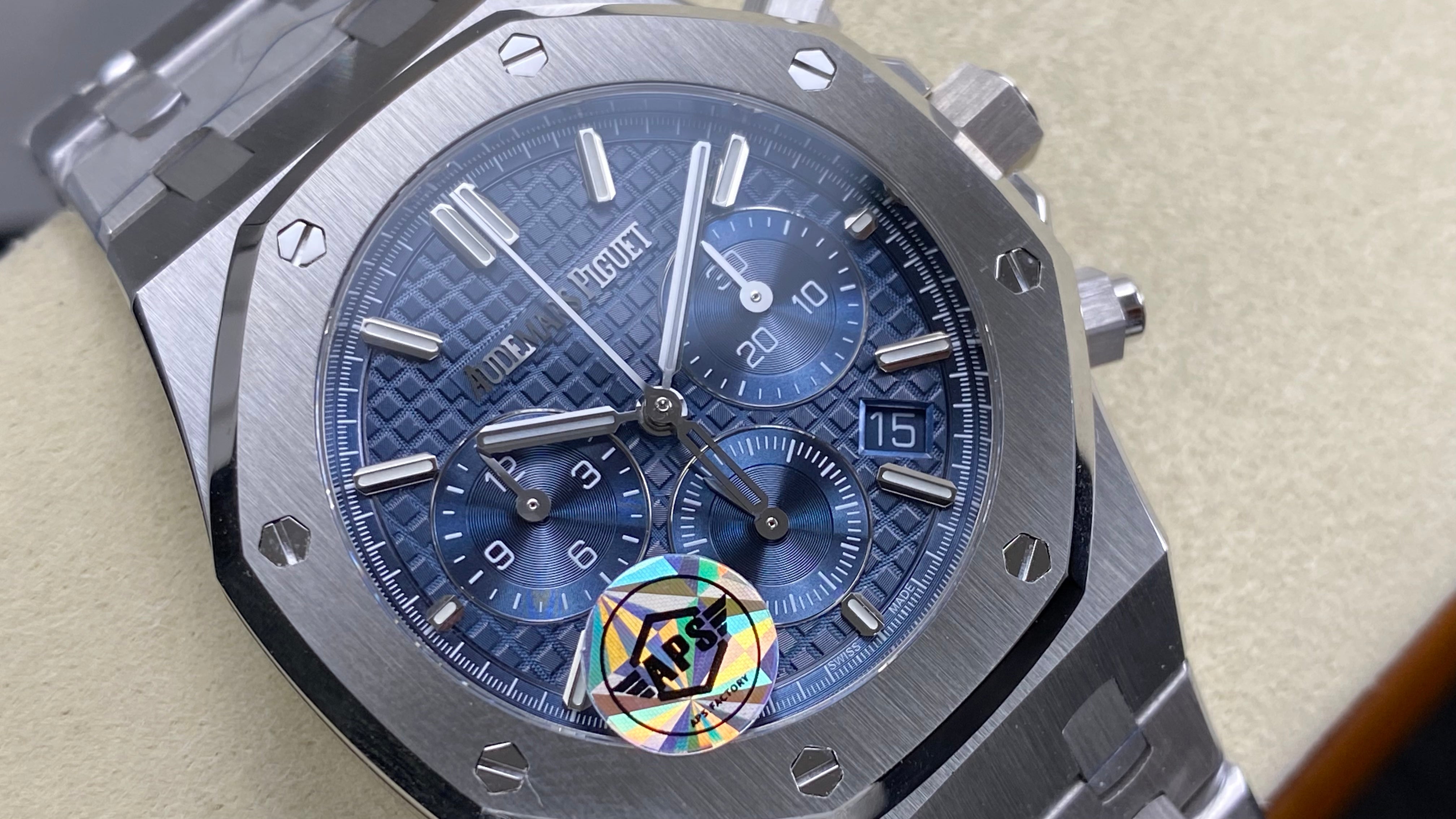 Audemars Piguet Royal Oak Chronograph 41mm All Blue Dial