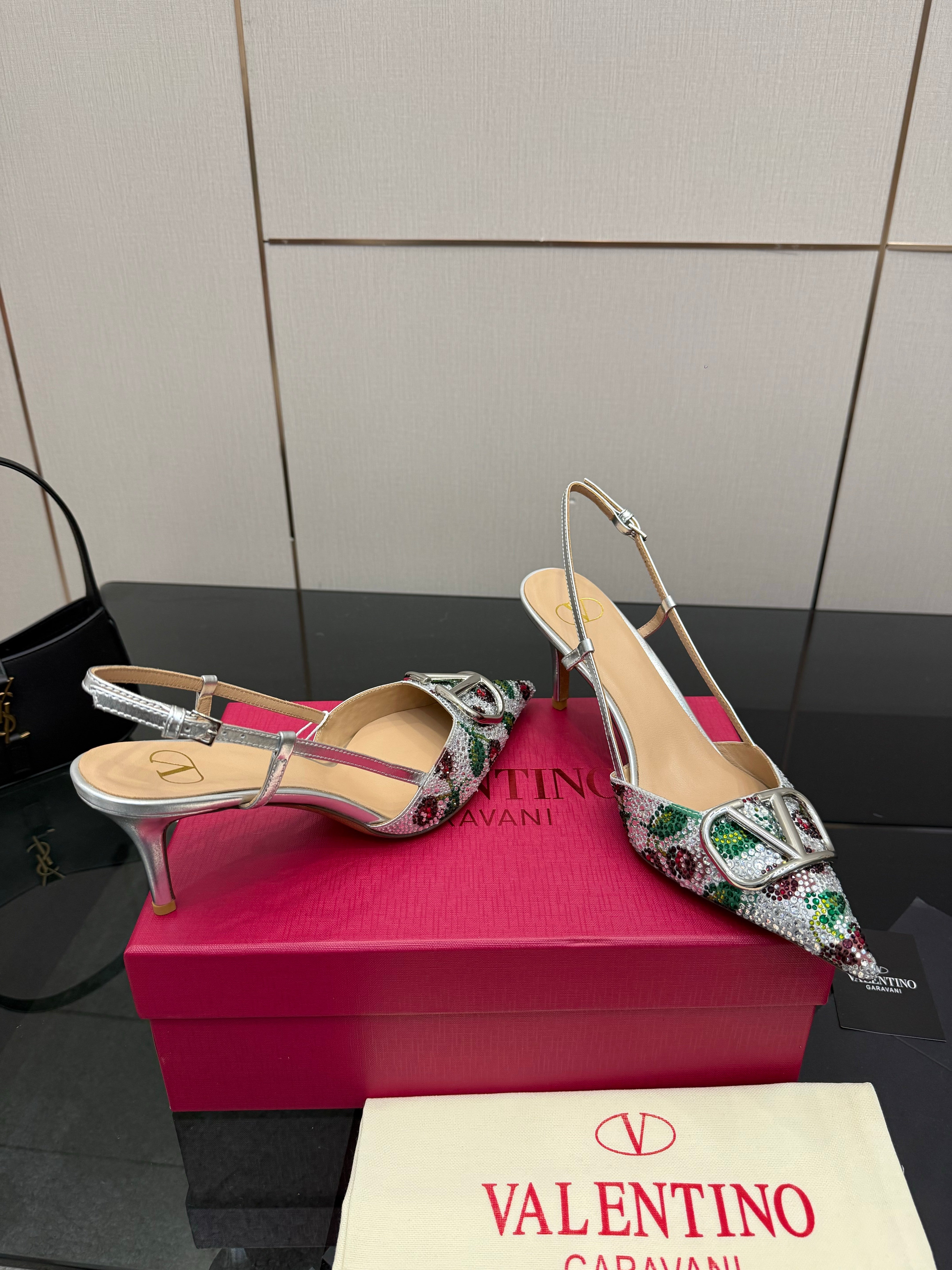 VT 26s Slingback 80 Crystal Colorful Leather 725843