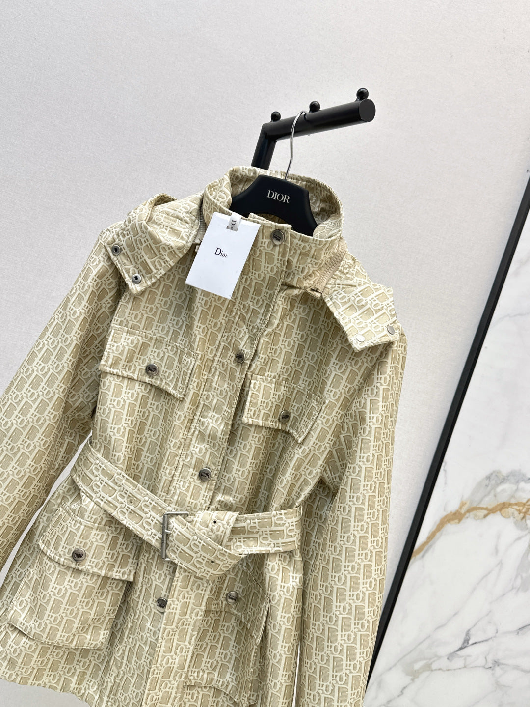 CD 25 Polyester Jacquard Hooded Jacket
