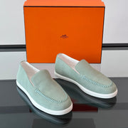 HM Men's Kiddy Slip-on Light Green Suede 718280