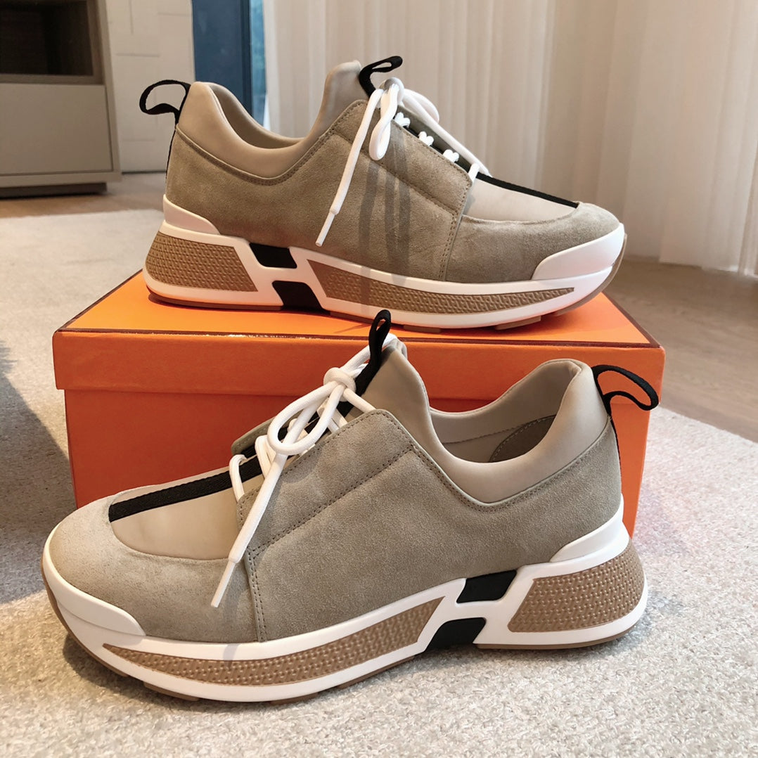 HM Just Sneaker Light Grey Suede