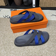 HM Men's Kazimir Grey Blue Calfskin 595533