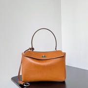 𝗕𝗮𝗹𝗲𝗻𝗰𝗶𝗮𝗴𝗮 Rodeo 35 bag brown lambskin