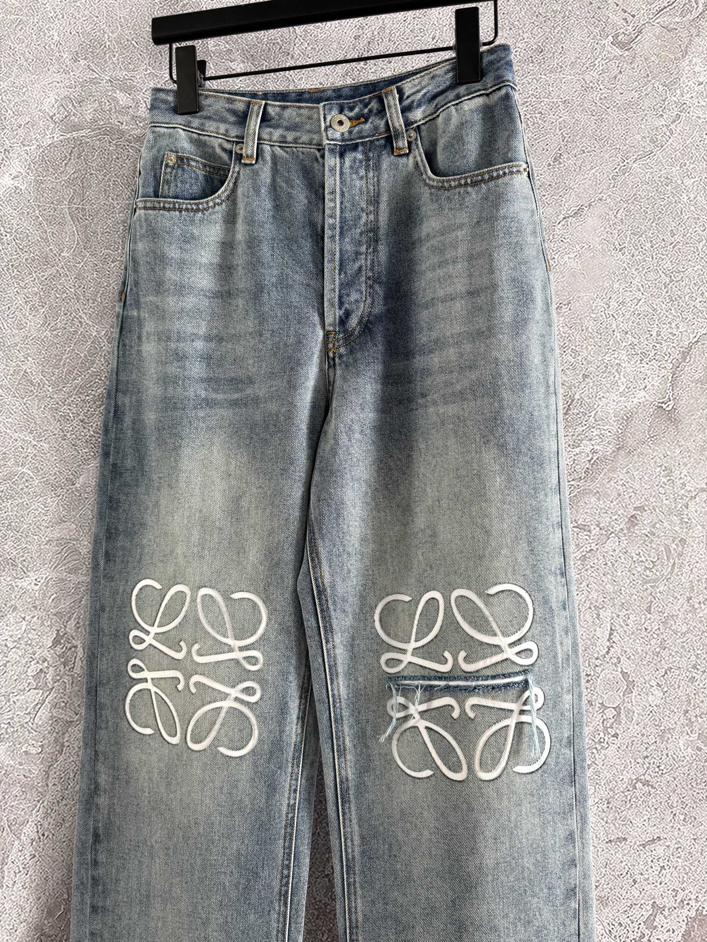 Joewe Ripped Jeans Blue Cotton
