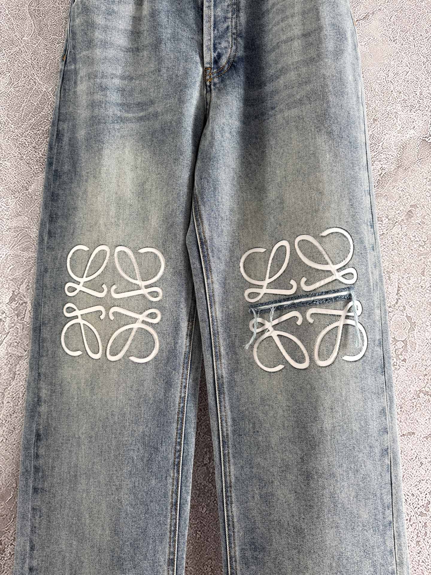 Joewe Ripped Jeans Blue Cotton