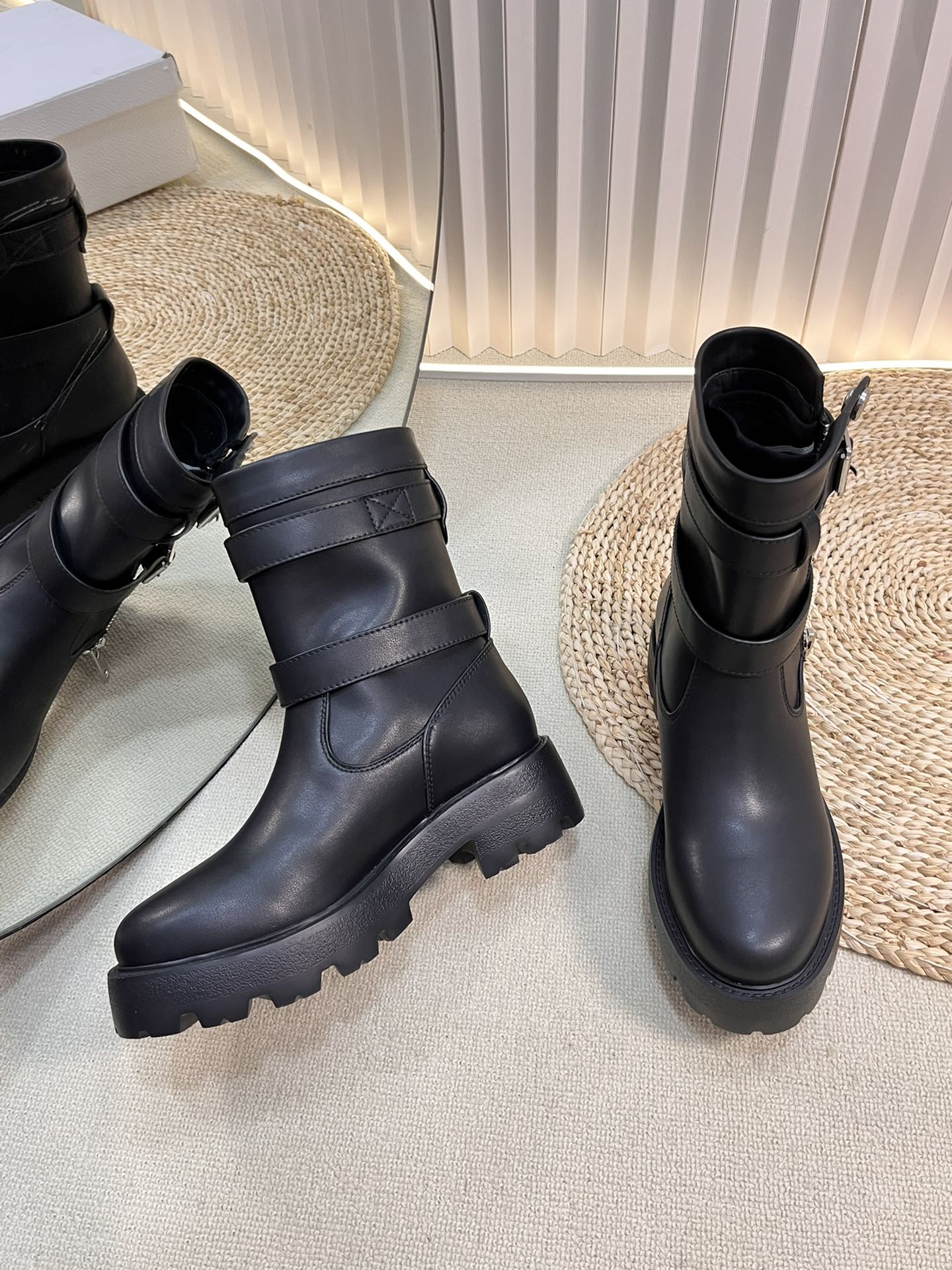 D-Major Ankle Boot 35mm In Black Calfskin 992673
