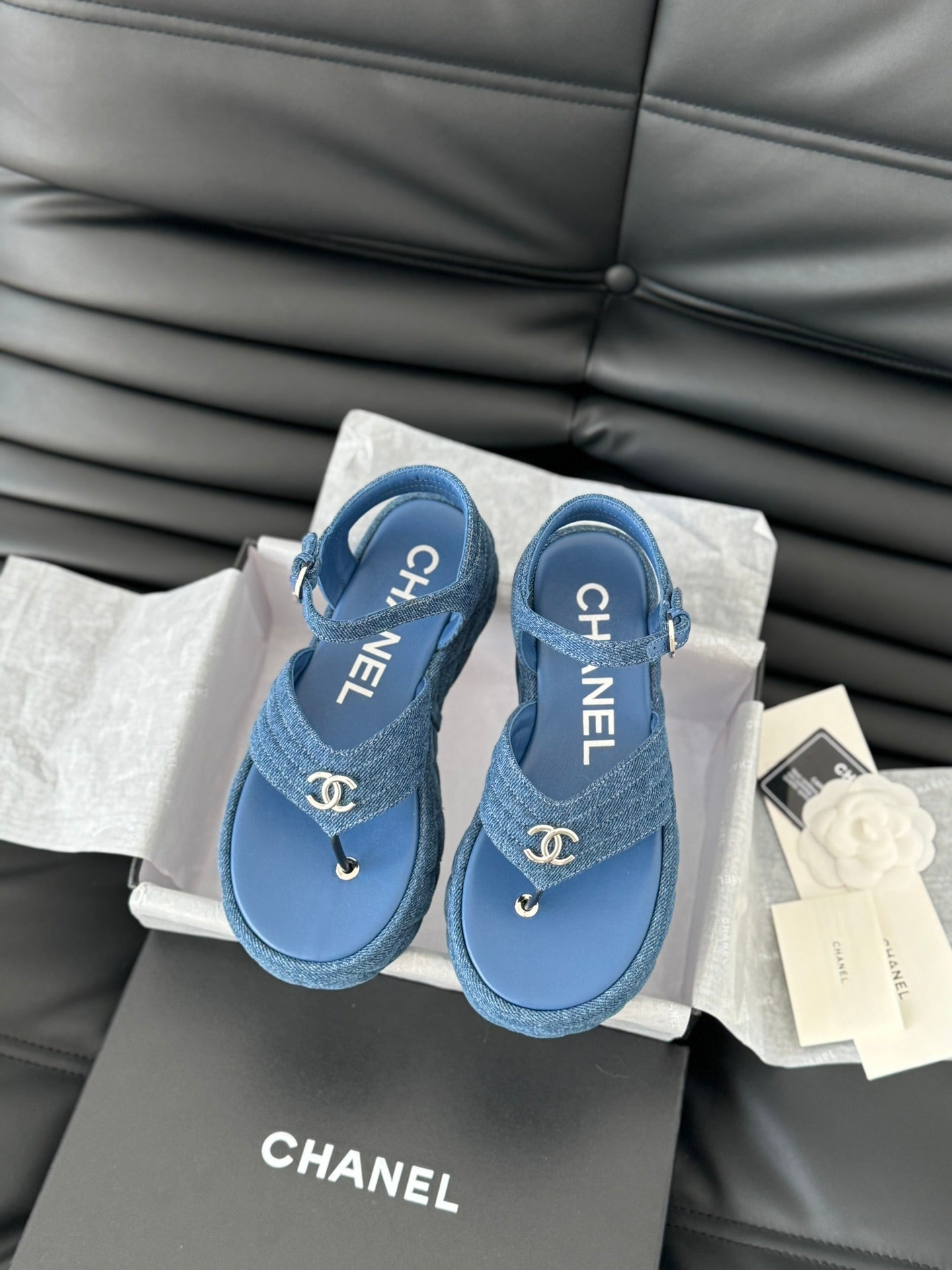 CC 25S Slingback Sandal Blue Denim