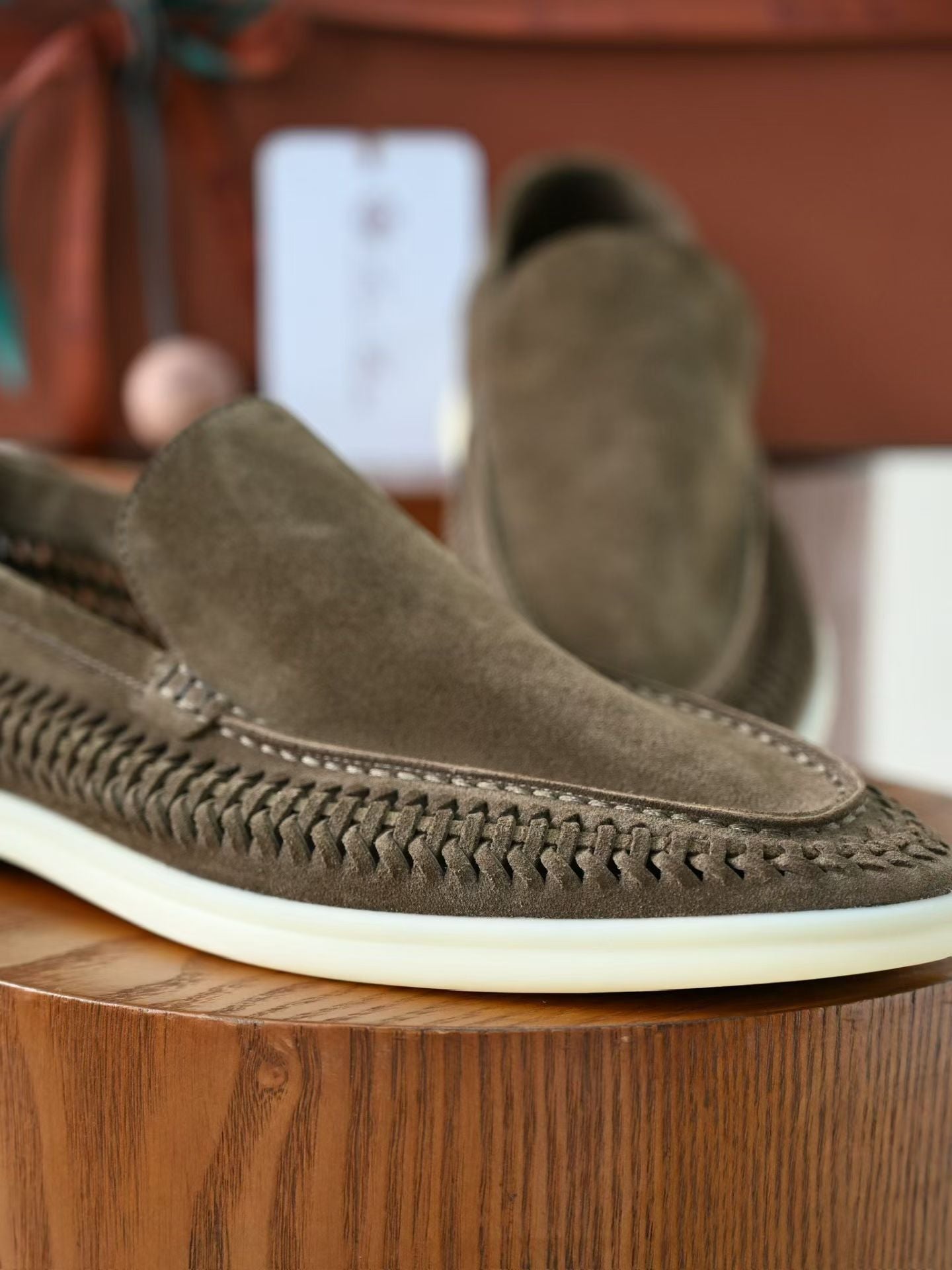 Loro Piana 2026 Summer Walk Loafer Brown Suede Leather 327577