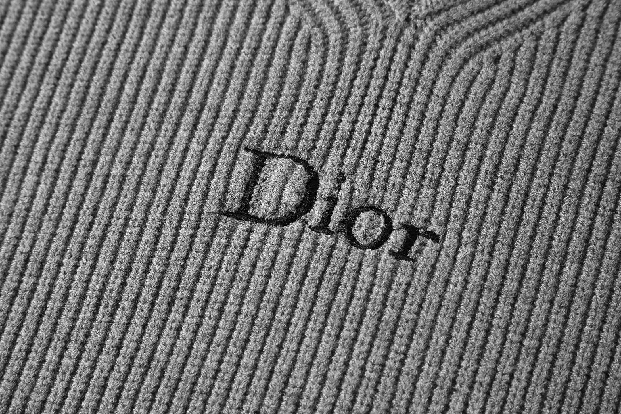 CD  V-neck Sweater Grey Polyamide Wool