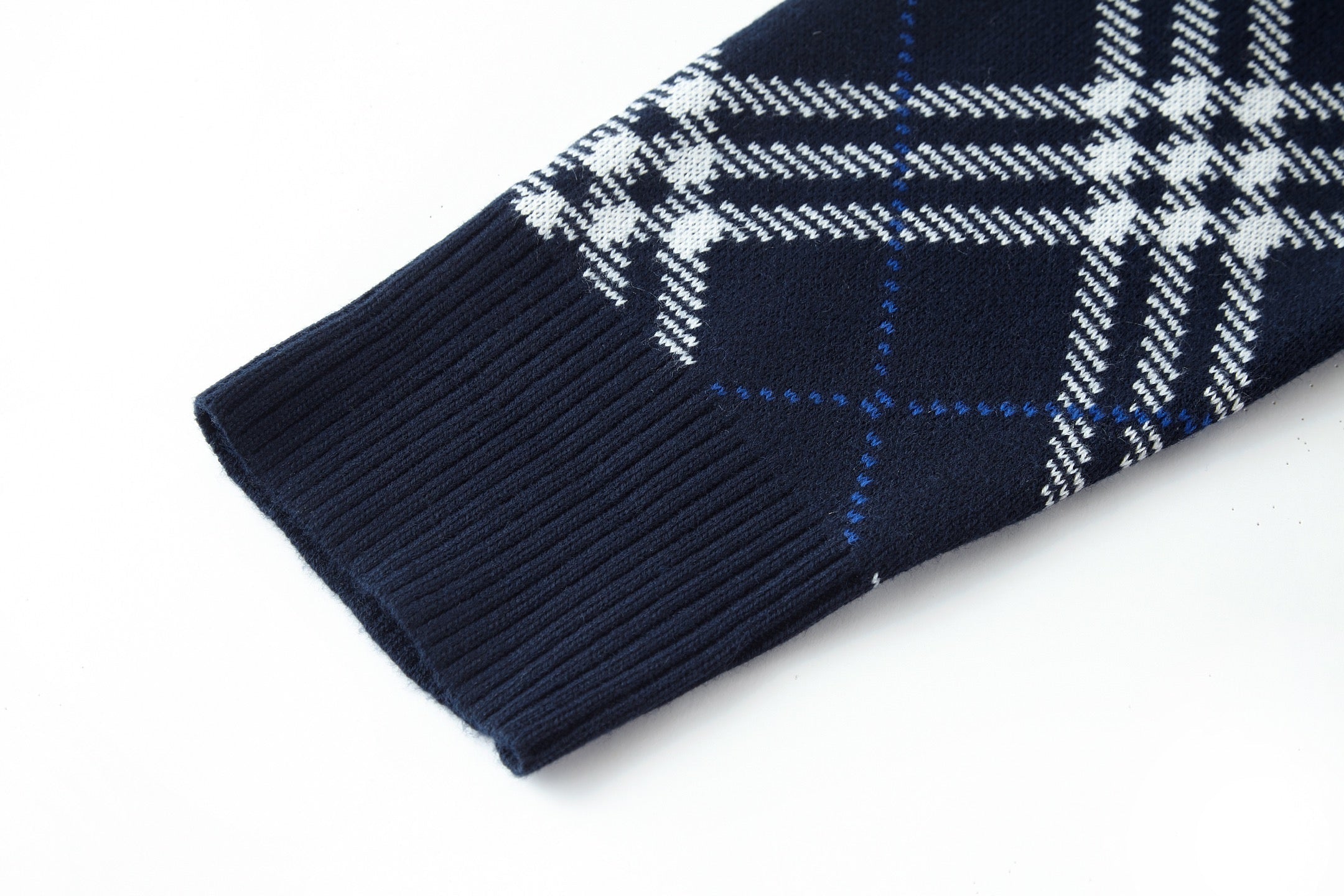 Bur 25 Sweater Navy Blue Wool