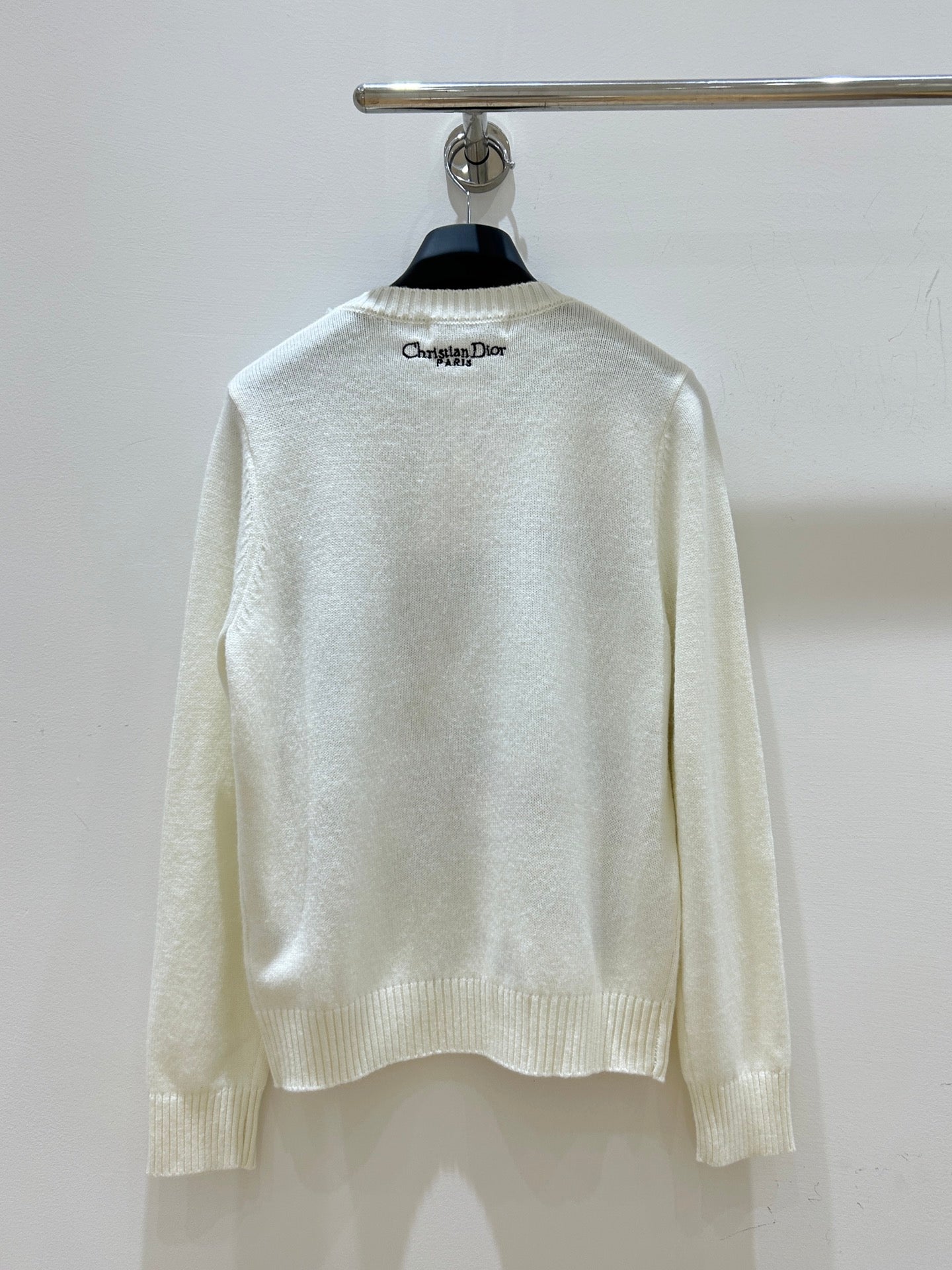 Dior 2025 Sweater With Shanghai-themed Embroidery Cashmere