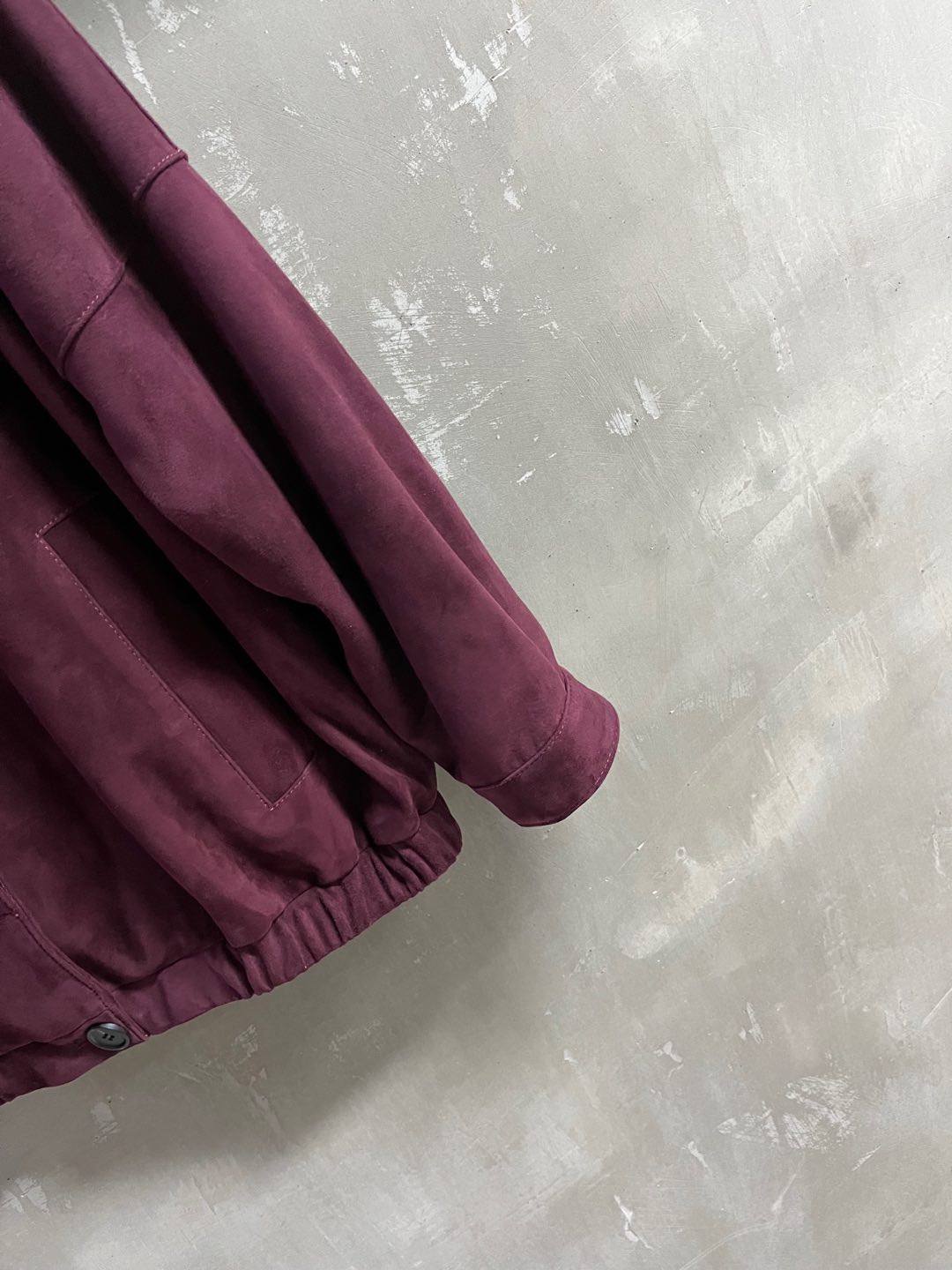 Miu Miu 2025 Jacket Burgundy Sheepskin Suede