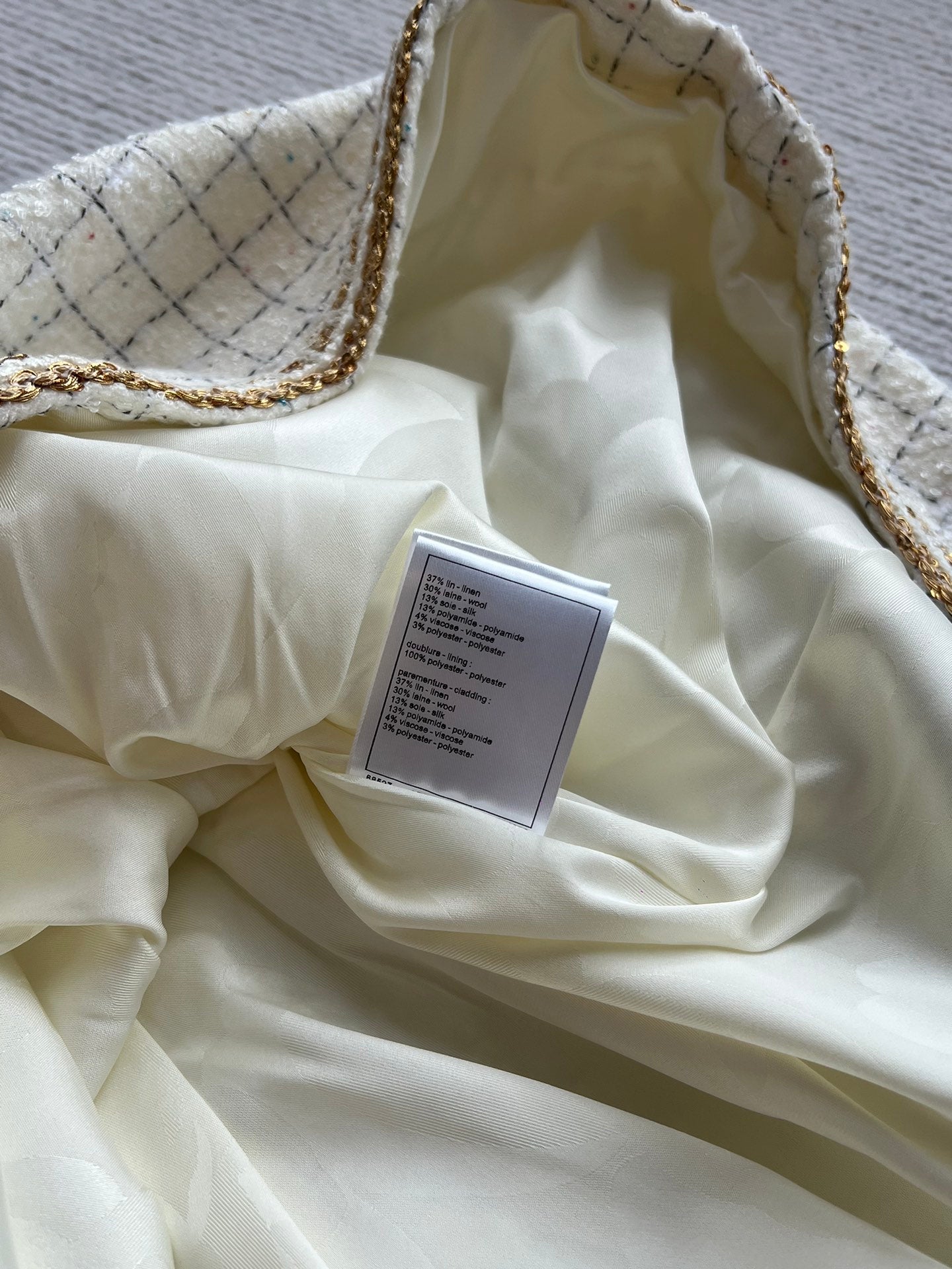 CC 25  Dress White Linen 300131