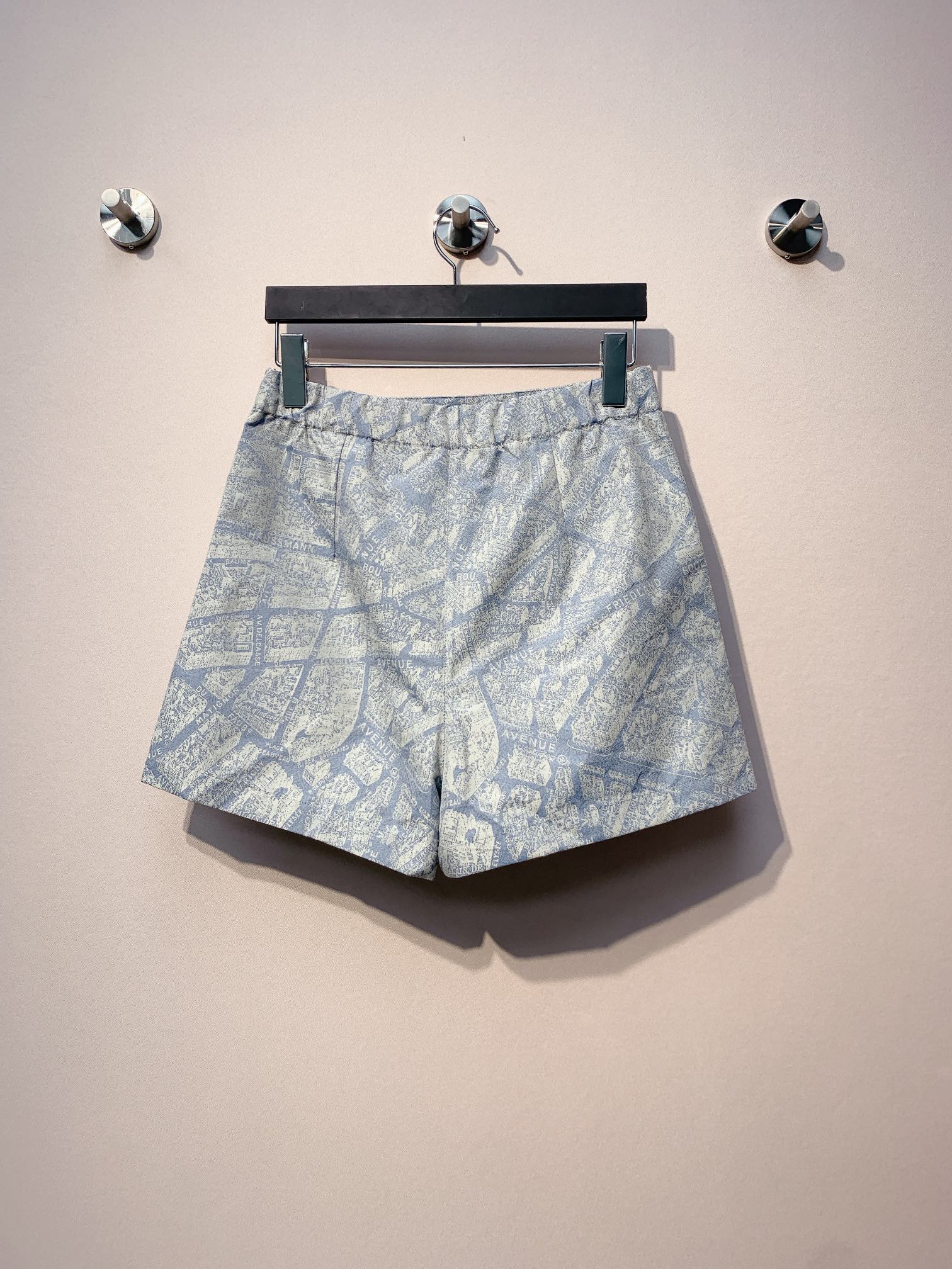 CD 25 City Map Patterned Skirt Polyester 296091