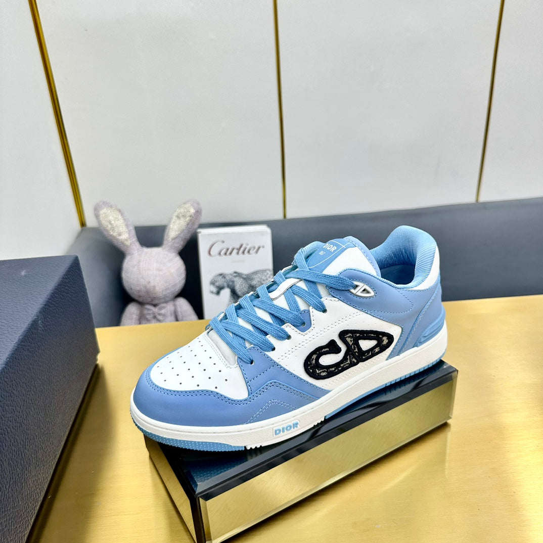 CD B57 Mid-Top Sneaker In Could Blue Calfskin  993845
