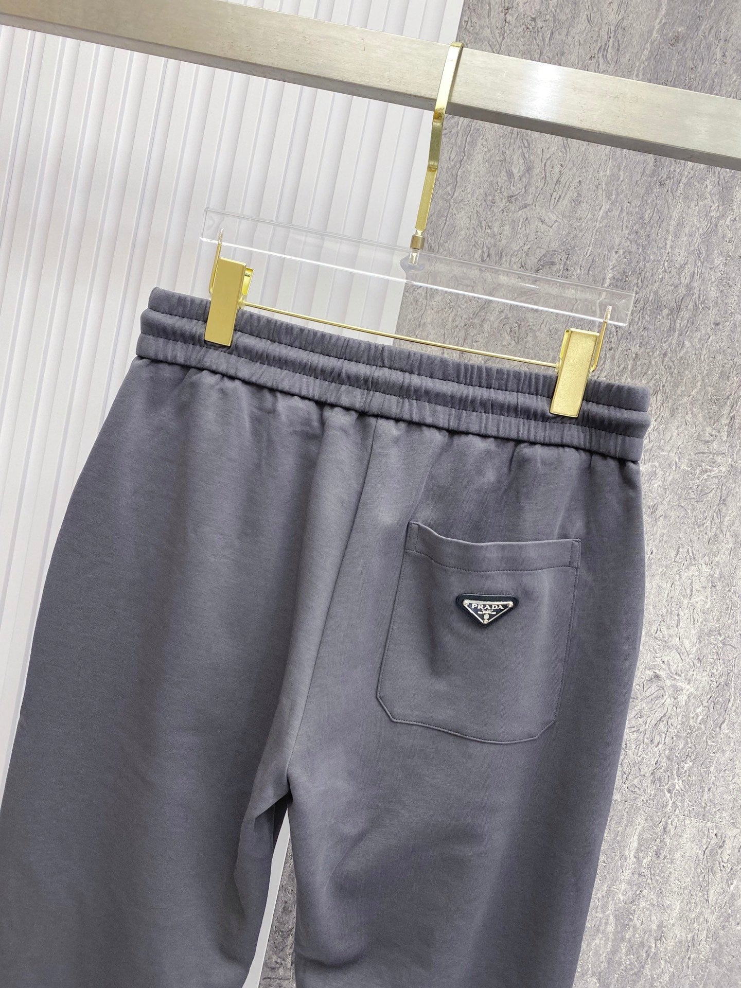 PRA 2026 Men's Casual Pants Gray Fabric 842902