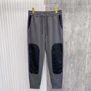 PRA 2026 Men's Casual Pants Gray Black Fleece 842904