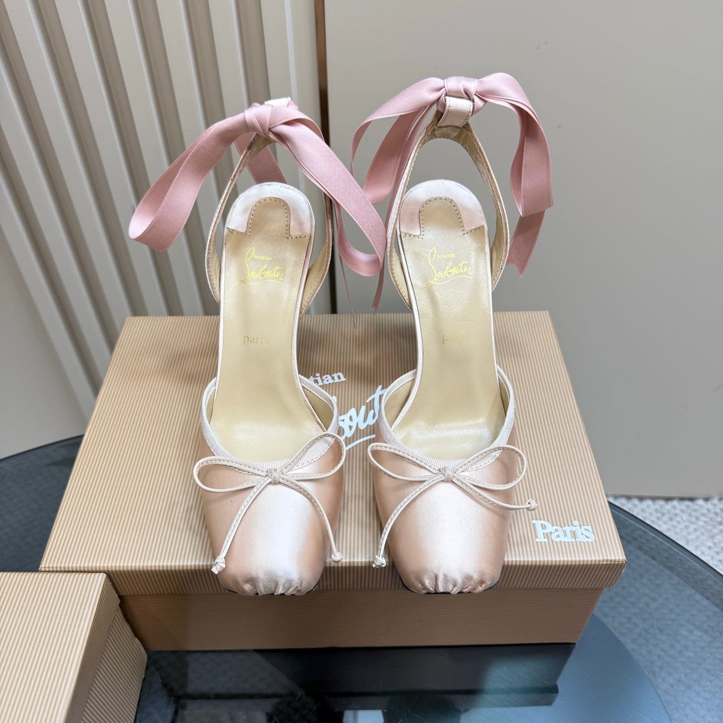 CL 25C Cassia Lace Up 100mm Your Pink Silk 215856